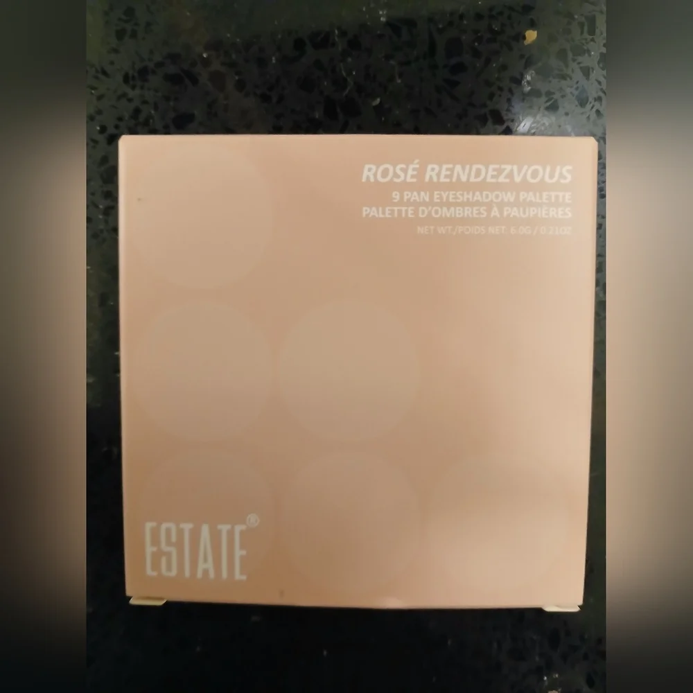 NWT Estate Rose Rendezvous Eyeshadow Palette 9 Panel High Pigments Matte Shimmer